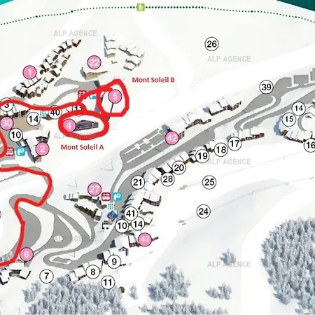 Le Mont Soleil A - Appt 3 Pieces 6 Pers- Le Mont-soleil A - 213msa - Plagne Soleil Mae-9394 Apartmán La Plagne